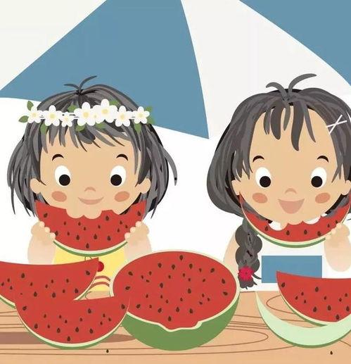 姐妹头像吃瓜卡通可爱,卡通可爱风来袭！